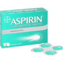 ASPIRIN 500 mg überzogene Tabletten 20 St