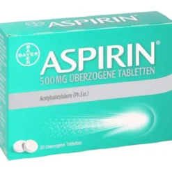 ASPIRIN 500 mg überzogene Tabletten 20 St