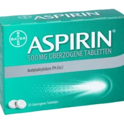 ASPIRIN 500 mg überzogene Tabletten 20 St