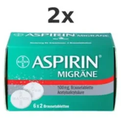 ASPIRIN MIGRÄNE Brausetabletten 2x 12St