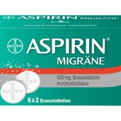 ASPIRIN MIGRÄNE 500 mg Brausetabletten 12 St
