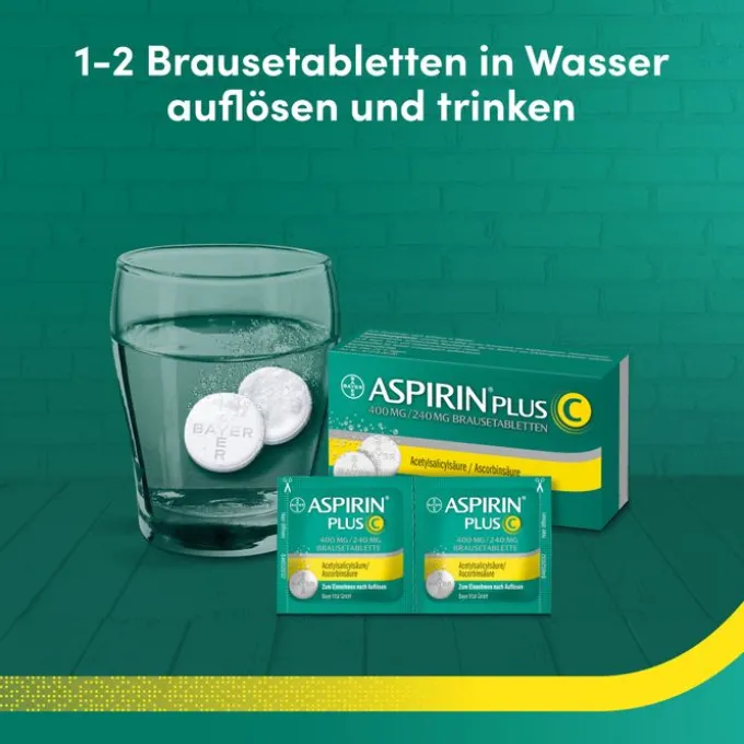 ASPIRIN plus C Brausetabletten 10 St