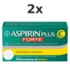 ASPIRIN plus C forte 800 mg/480 mg Brausetabletten Set 2x 10St