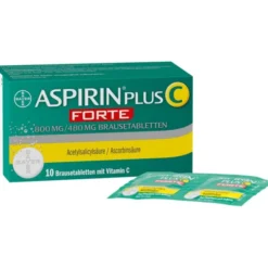 ASPIRIN plus C forte 800 mg/480 mg Brausetabletten 10 St