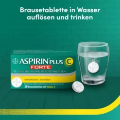 ASPIRIN plus C forte 800 mg/480 mg Brausetabletten 10 St