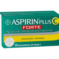ASPIRIN plus C forte 800 mg/480 mg Brausetabletten 10 St