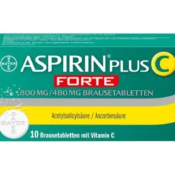 ASPIRIN plus C forte 800 mg/480 mg Brausetabletten 10 St