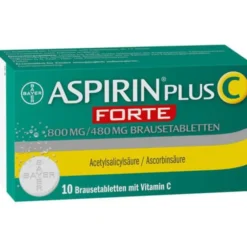 ASPIRIN plus C forte 800 mg/480 mg Brausetabletten 10 St