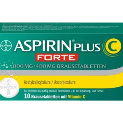 ASPIRIN plus C forte 800 mg/480 mg Brausetabletten 10 St