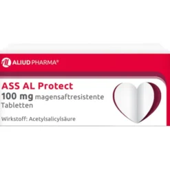 ASS AL Protect 100 mg magensaftresistente Tabletten bei erhöhtem Herzinfarkt- und Schlaganfallrisiko 50 St