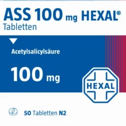 ASS 100 mg HEXAL Tabletten 50 St