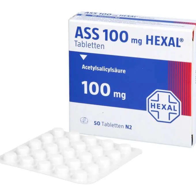 ASS 100 mg HEXAL Tabletten 50 St