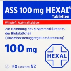 ASS 100 mg HEXAL Tabletten 50 St