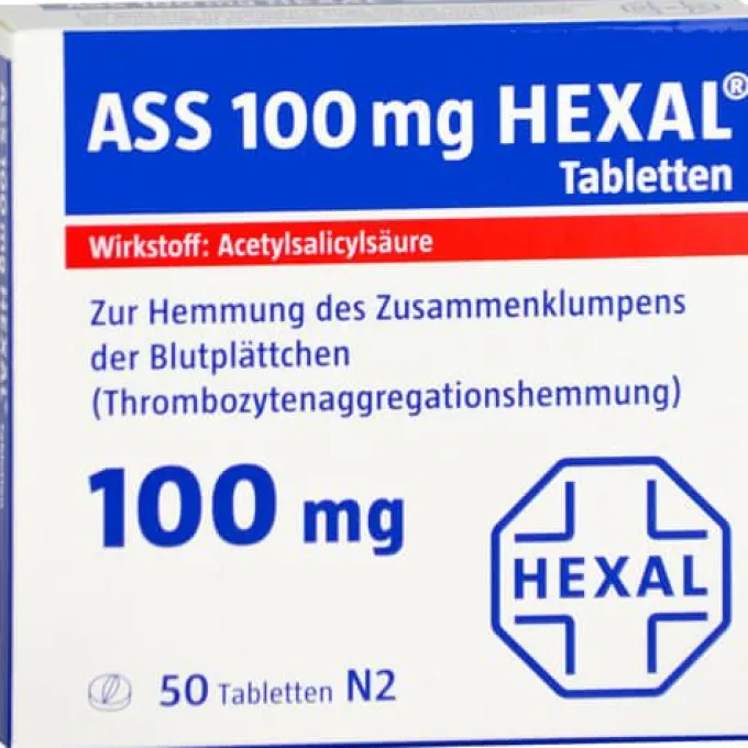 ASS 100 mg HEXAL Tabletten 50 St