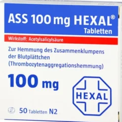 ASS 100 mg HEXAL Tabletten 50 St