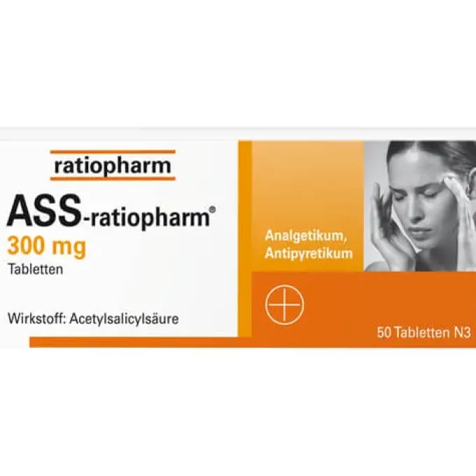 ASS-ratiopharm 300 mg Tabletten 50 St