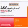 ASS-ratiopharm 100 mg TAH Tabletten 50 St
