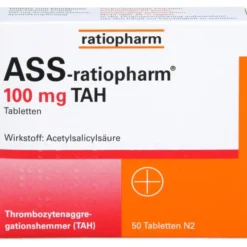 ASS-ratiopharm 100 mg TAH Tabletten 50 St