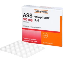 ASS-ratiopharm 100 mg TAH Tabletten 50 St