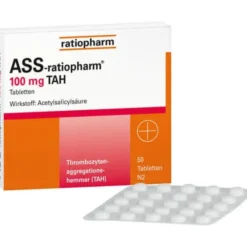 ASS-ratiopharm 100 mg TAH Tabletten 50 St