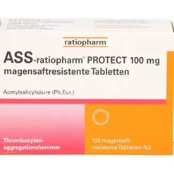ASS-ratiopharm PROTECT 100 mg magensaftr.Tabletten 100 St