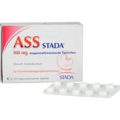 ASS STADA 100 mg magensaftresistente Tabletten 100 St
