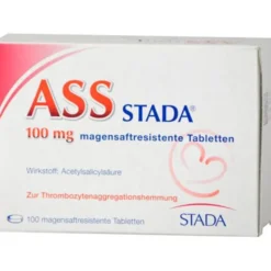 ASS STADA 100 mg magensaftresistente Tabletten 100 St