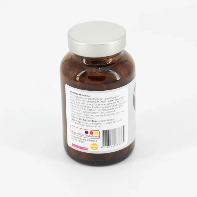 ASTAXANTHIN 135 mg+Vitamin C Kapseln 90 Stück