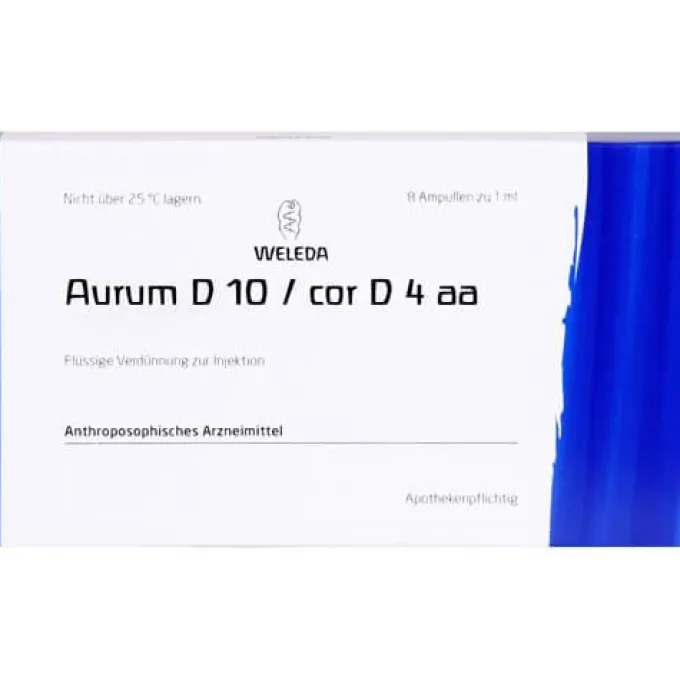 AURUM D 10/Cor D 4 aa Ampullen 8X1 ml