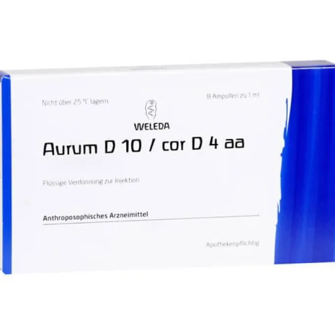 AURUM D 10/Cor D 4 aa Ampullen 8X1 ml