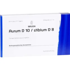 AURUM D 10/Stibium D 8 Ampullen 8X1 ml
