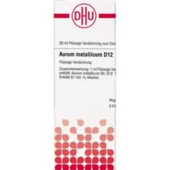 AURUM METALLICUM D 12 Dilution 20 ml