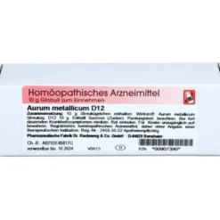 AURUM METALLICUM D 12 Globuli 10 g