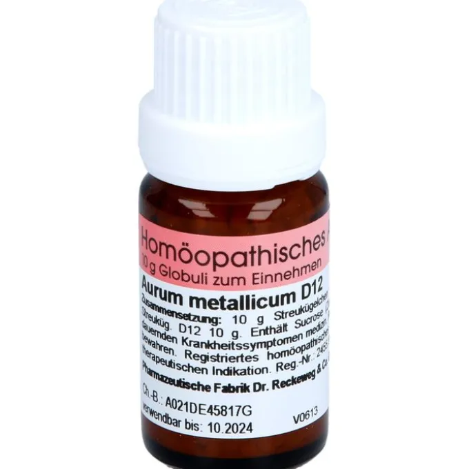 AURUM METALLICUM D 12 Globuli 10 g