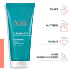 AVENE Cleanance Reinigungsgel+Monolaurin 200 ml