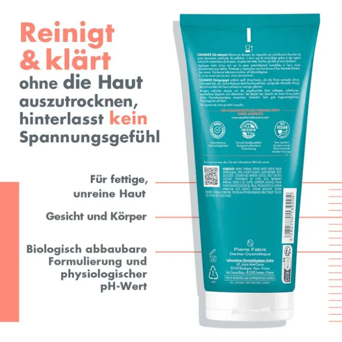 AVENE Cleanance Reinigungsgel+Monolaurin 200 ml