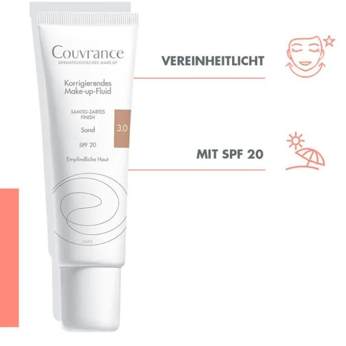 AVENE Couvrance korrigier.Make-up Fluid sand 3.0 30 ml