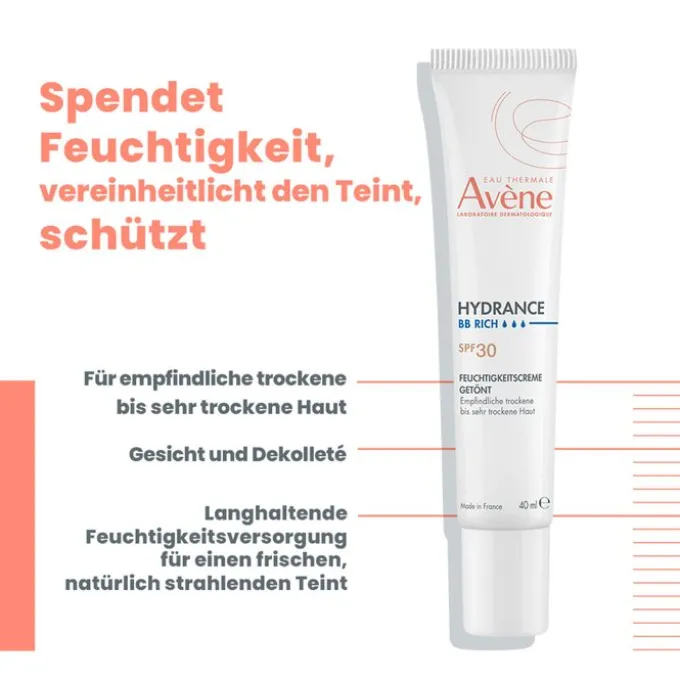 AVENE Hydrance BB reichhalt.Feuchtigkeitscr.getönt 40 ml
