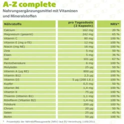 A-Z complete Kapseln 120 Stück
