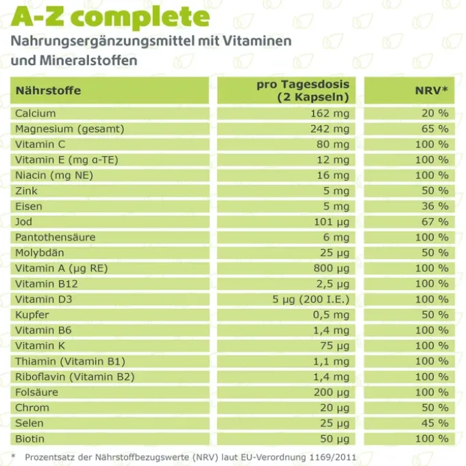A-Z complete Kapseln 120 Stück