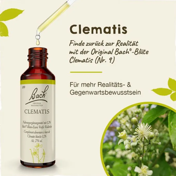BACHBLÜTEN Clematis Tropfen 20 ml
