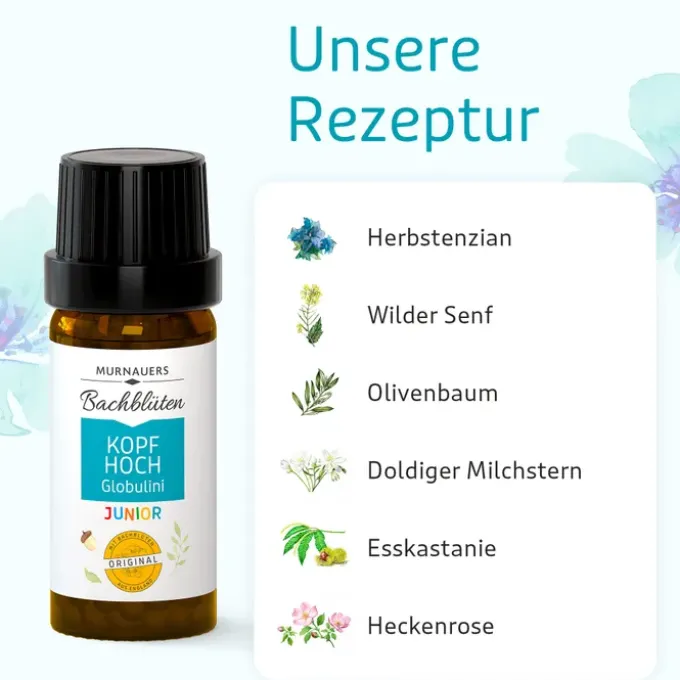 BACHBLÜTEN Murnauers Kinder Kopf hoch Globulini 10 g