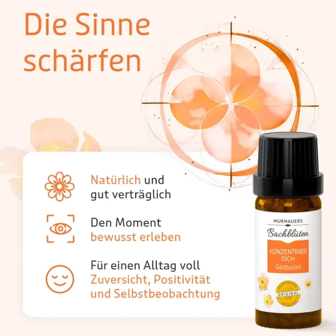 BACHBLÜTEN Murnauers Konzentrier Dich Globulini 10 g