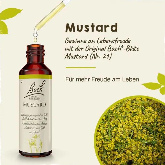 BACHBLÜTEN Mustard Tropfen 20 ml