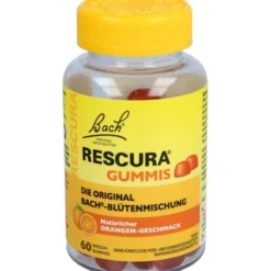 BACHBLÜTEN Original Rescura Gummis Orange 60 Stück
