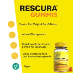BACHBLÜTEN Original Rescura Gummis Orange 60 Stück