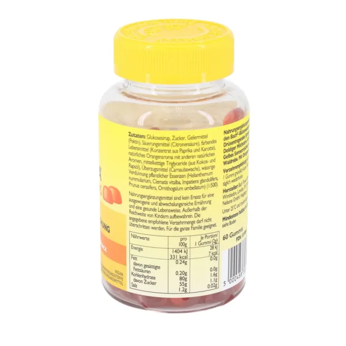 BACHBLÜTEN Original Rescura Gummis Orange 60 Stück