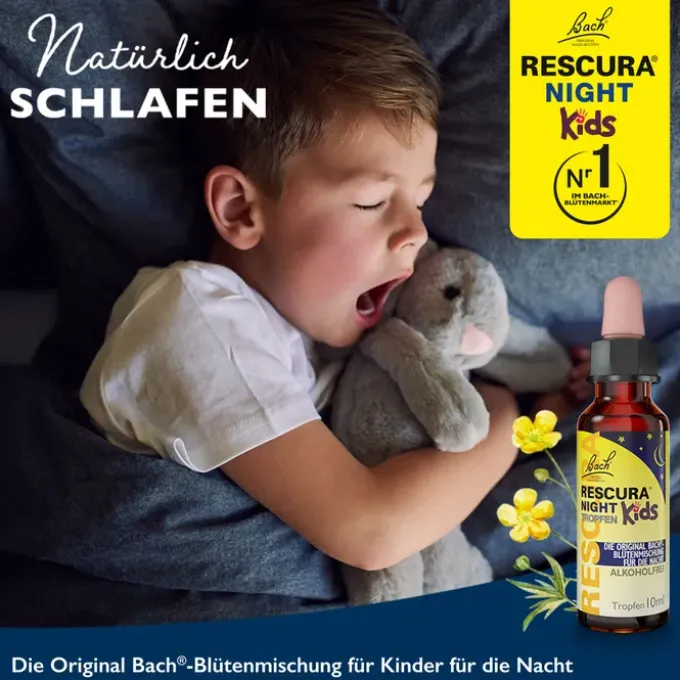 BACHBLÜTEN Original Rescura Night Kids Tro.alk.fr. 10 ml