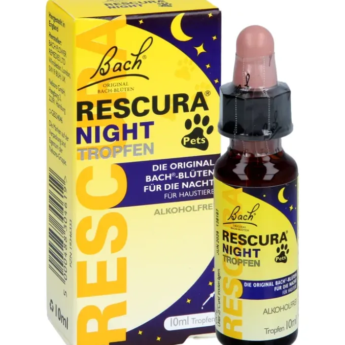 BACHBLÜTEN Original Rescura Night Pets Tro.alk.fr. 10 ml