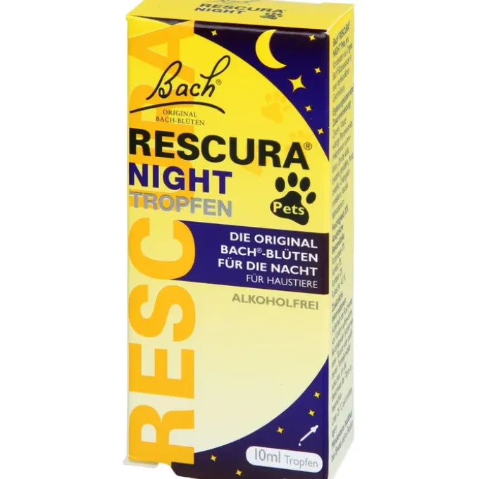 BACHBLÜTEN Original Rescura Night Pets Tro.alk.fr. 10 ml